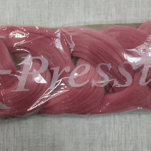 X-Pression Ultra Braid Synthetic Original Hair Extensions Pink 82 Inches - Picture 3 of 5